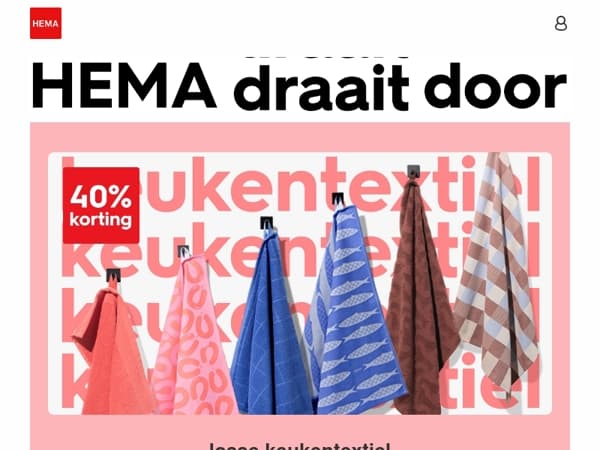 HEMA draait door 🌀 | profiteer nu snel van alle aanbiedingen