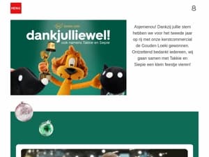 dank jullie wel, ook namens Takkie en Siepie