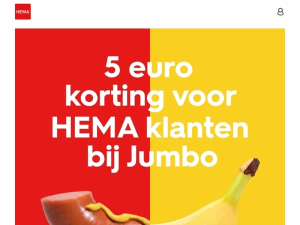 we vieren feest: nu 5 euro korting bij Jumbo