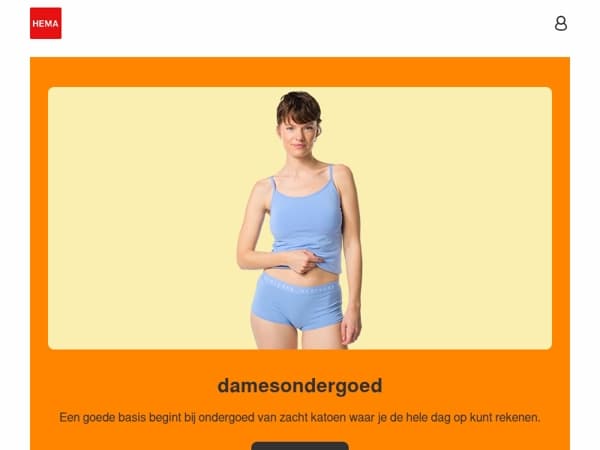 laatste week: 2+1 gratis op damesondergoed