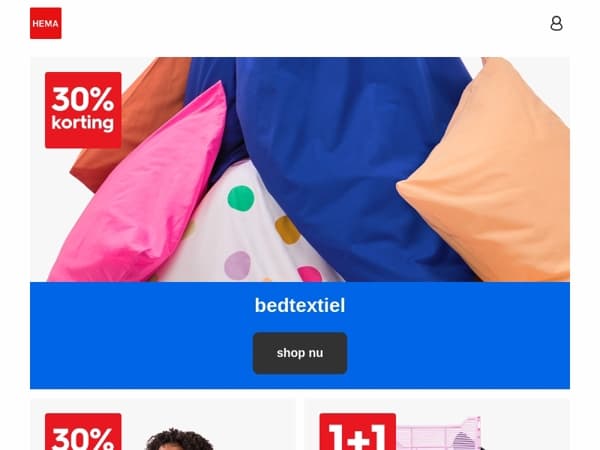 30% korting op bedtextiel | tijd voor nieuwe kleuren en prints ☀️