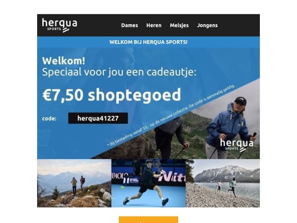 Welkom bij Herqua Sports!