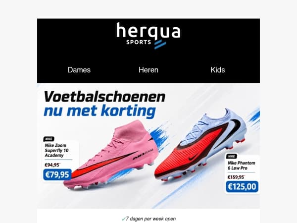 Scoor nu: Korting op voetbalschoenen! ⚽️