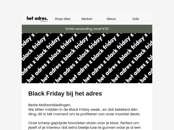 Heb je al geprofiteerd van onze Black Friday deals?