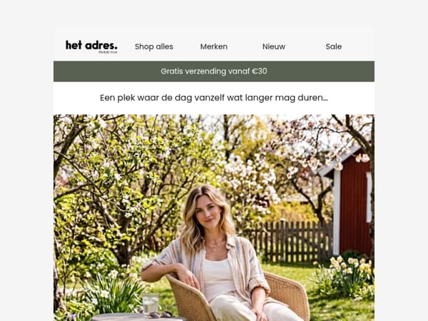 Buitenfavorieten voor lange, zonnige dagen