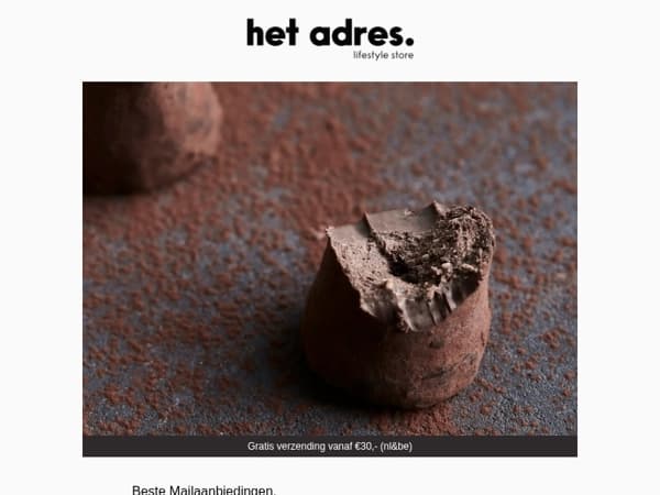 ✨ Nieuw in ons assortiment: onweerstaanbare chocolade truffels