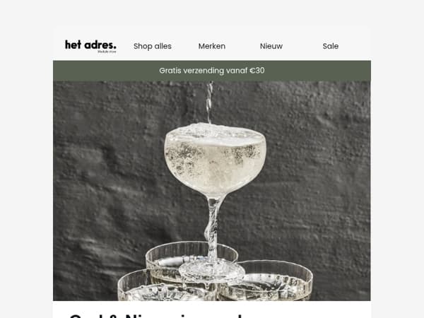 Oud & Nieuw in goud: last-minute cadeaus