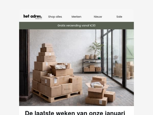 Sla snel je slag in de uitverkoop! ⏳