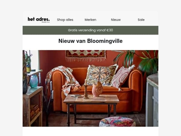 Nieuw van Bloomingville: sfeervolle vondsten voor je interieur