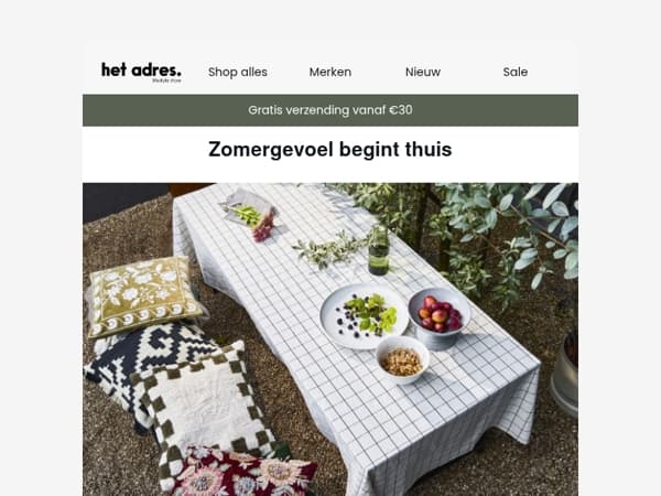 Haal het vakantiegevoel in huis