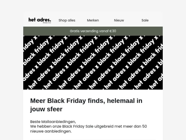 Nieuw toegevoegd: 50+ extra Black Friday favorieten — speciaal voor jou