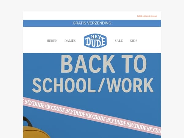 BACK TO SCHOOL/WORK met HEYDUDE 📚