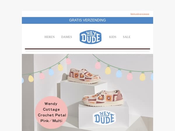 Vrolijk Pasen met HEYDUDE🐣