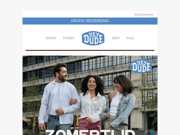 ☀️ Zomertijd = HEYDUDE tijd! Klaar voor extra daglicht?