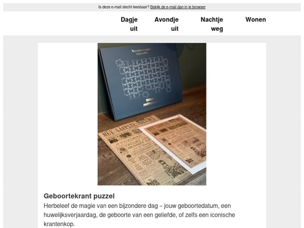 Ontdek onze unieke Geboortekrantpuzzel