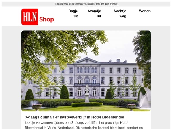 Laat je verwennen in het prachtige Hotel Bloemendal