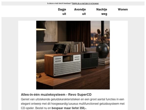 Geniet van uitstekend geluid met een multifunctioneel geluidssysteem