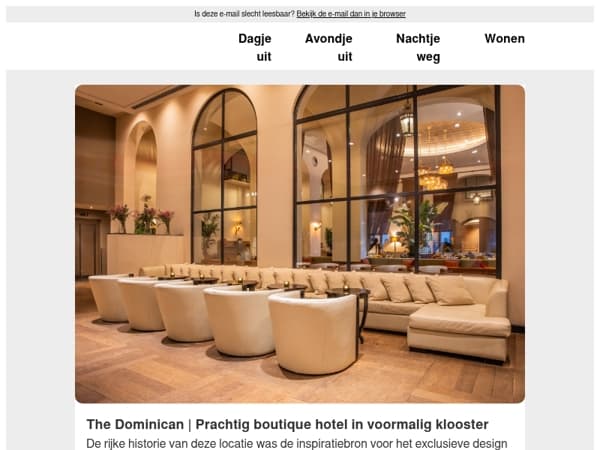 Overnacht in een hotel met een exclusief design