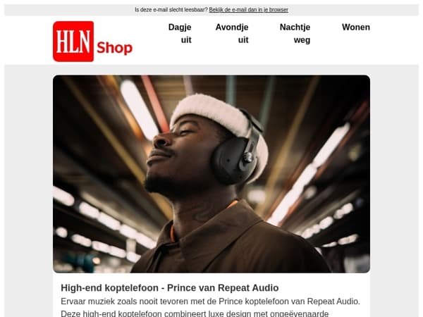 Ervaar muziek zoals nooit tevoren