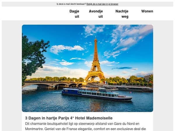 Geniet van de Franse elegantie, comfort en een exclusieve deal