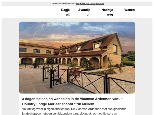 Geniet van een fietsvakantie in de Vlaamse Ardennen