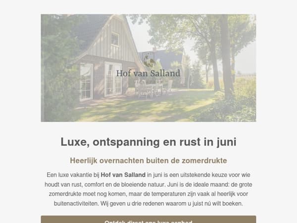 3 redenen voor een luxe vakantie in juni ✅