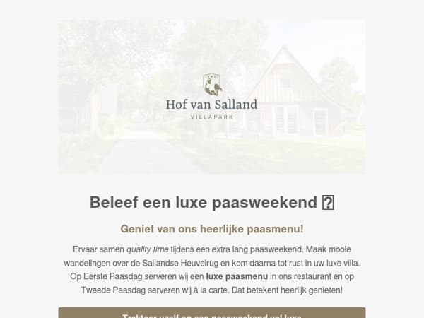 Luxe paasdiner en last minute voordeel 🐣