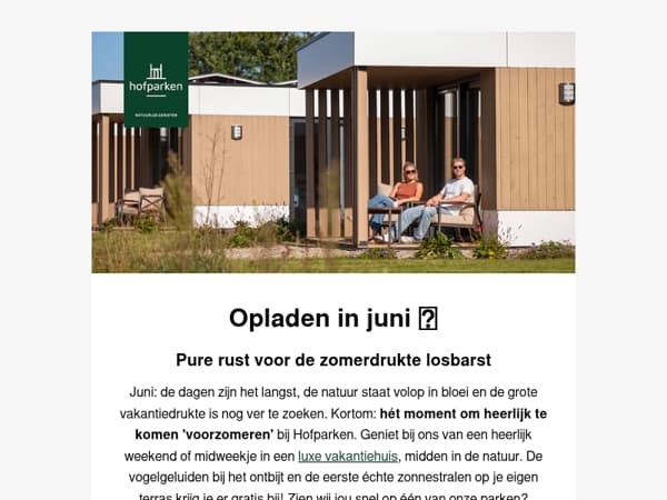 Toe aan vakantie? Kom voorzomeren in juni ☀️