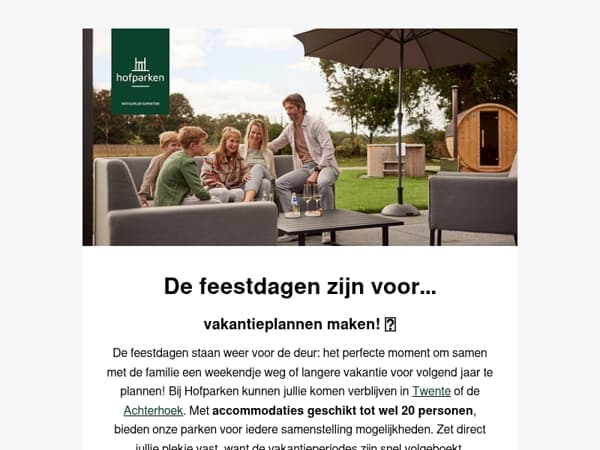 De kerstvakantie is voor... vakantieplannen maken met je dierbaren! 🫶