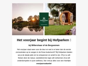 Wellness in de natuur tijdens de voorjaarsvakantie 🧖🏼‍♀️