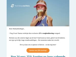 ‼️ 25% korting verloopt MIDDERNACHT – Boek nu of mis het!