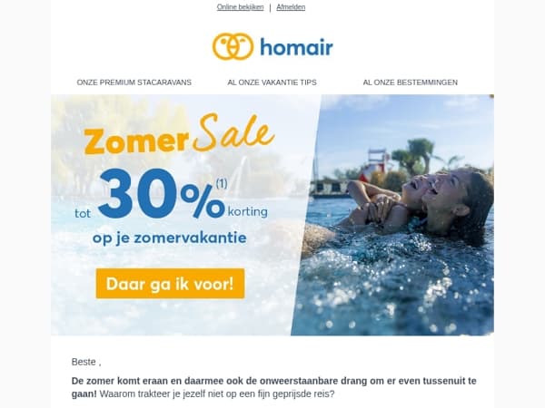 ☀️ Tot 30% korting op zonbestemmingen