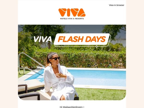 🌸 VIVA FLASH DAYS are here! Up to 35% off 🌟