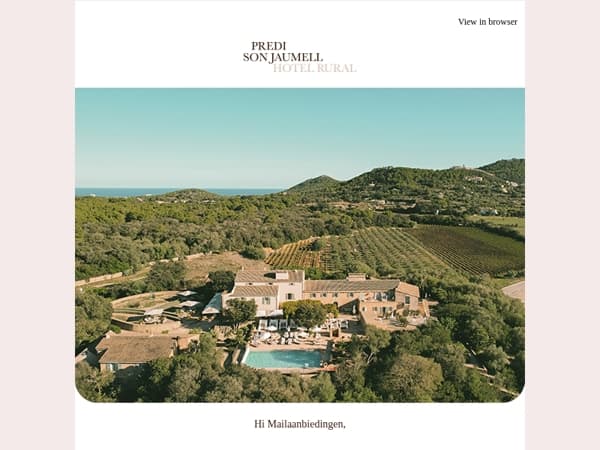 Summer flies by… Book Son Jaumell now with up to 25% off