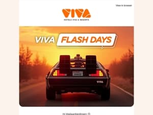 Have we travelled through time? Oops, our FLASH offer is for January! Up to 35%!