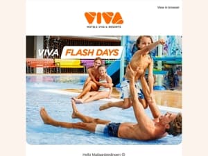 💘 VIVA FLASH DAYS this February! Save up to 35% 🌟