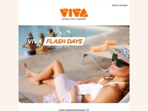 Say Goodbye to October with the VIVA FLASH DAYS! Save Up to 35% 🌟