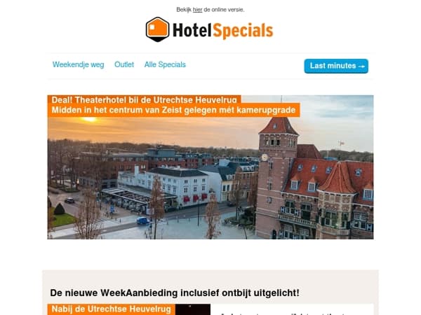 40% korting: Uniek theaterhotel in Zeist 🎭