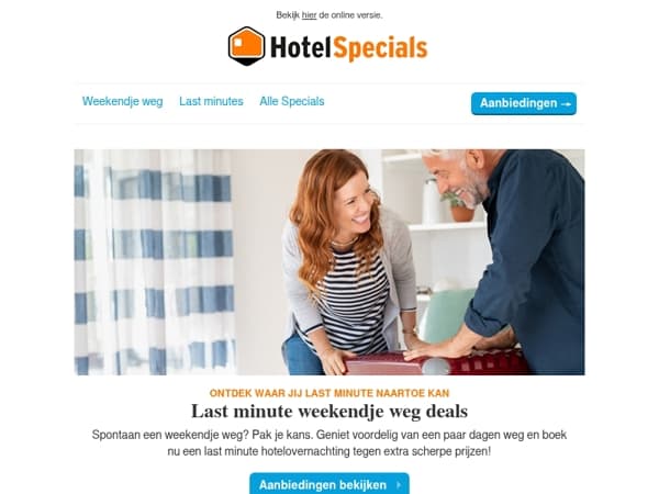Last minute weekendje weg deals