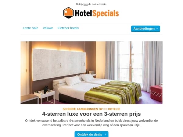 4-sterren luxe voor een 3-sterren prijs