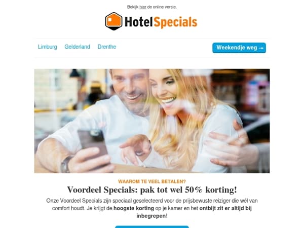 Hoteldeals met ontbijt