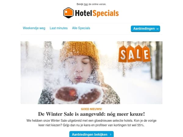 Winter Sale: aangevuld met nóg meer deals!
