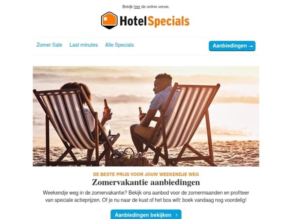 Zomervakantie aanbiedingen! 🏖️
