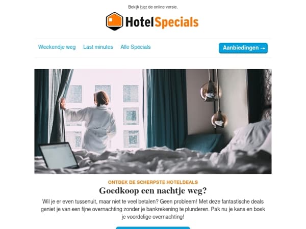 Goedkoop een nachtje weg?