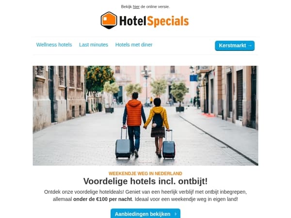 Voordelige hotels incl. ontbijt 🥐☕