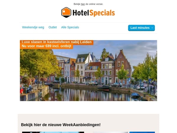 Kasteelovernachting dichtbij het gezellige Leiden