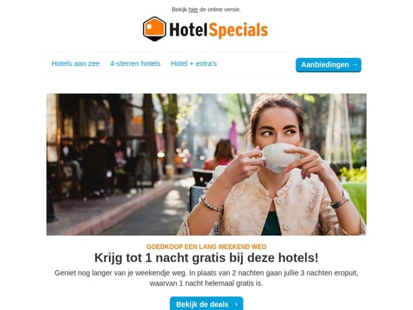 Krijg tot 1 nacht gratis bij deze hotels!