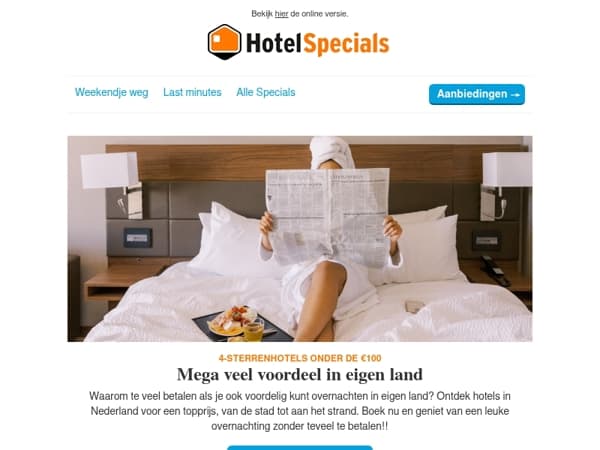 Mega veel voordeel in eigen land