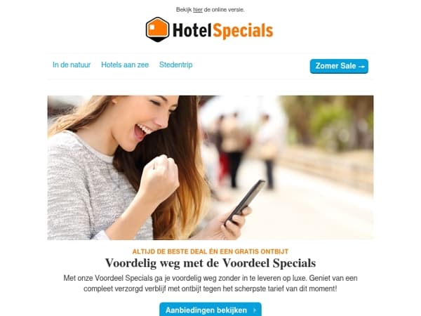 De scherpste prijs + ontbijt inbegrepen
