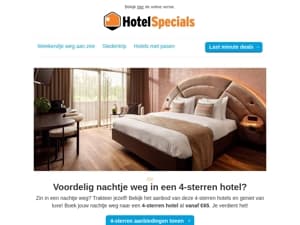 Voordelig slapen in een 4-sterren hotel?